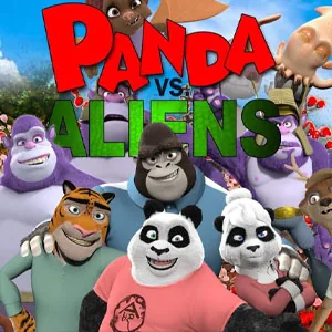 Panda Vs Alien
